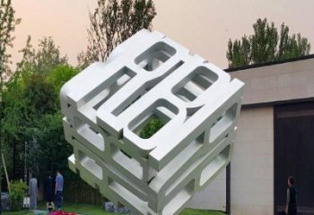 立方體雕塑訂做，多彩藝術，商業鏤空立方體雕塑制造