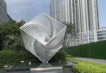 烤漆魔方雕塑