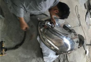 鏡面球雕塑承接，美陳雕塑，不銹鋼球雕塑供給