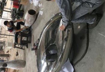 鏡面球雕塑公司，透雕系列，不銹鋼球雕塑展品