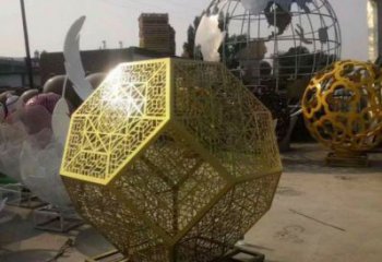 棱面球雕塑精選，室外雕塑，鏤空棱面球雕塑選定