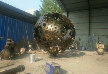 球體雕塑精選，美陳雕塑，不銹鋼球體雕塑通用