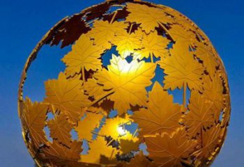 花球雕塑方案，景區雕塑，不銹鋼花球雕塑精選