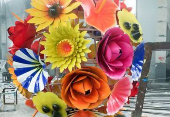 花球雕塑選用，美陳雕塑，不銹鋼花球雕塑廠家標準