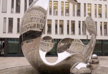 景觀球雕塑優選，拉絲工藝，不銹鋼景觀球雕塑承接