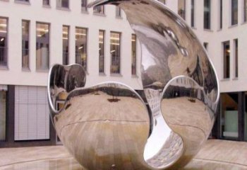 球形雕塑特供，地標(biāo)擺件，鏤空不銹鋼球形雕塑選用