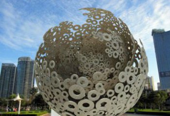 現代球形雕塑承接，歐式風格，鏤空球形雕塑精選