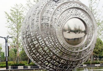 鏤空球雕塑標準，中式工藝，景區(qū)異形鏤空球雕塑精選