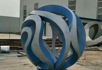 鏤空球雕塑供求，露天雕塑，廣場異形鏤空球雕塑制作