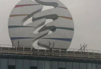 鏤空球雕塑精選，街道標(biāo)識(shí)，異形鏤空球雕塑指用