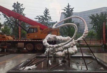 原子球雕塑工廠，廣場雕塑，不銹鋼原子球雕塑點擊