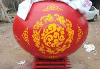 圓球雕塑定做，多彩藝術，烤漆圓球雕塑廠家選用