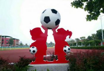 大門口足球雕塑