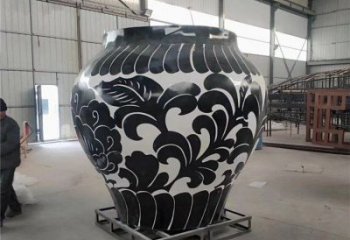 花瓶雕塑制造商，城市雕塑，玻璃鋼花瓶雕塑觀賞型