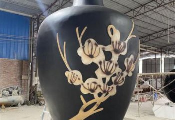 制造花瓶雕塑專供，地標擺件，玻璃鋼花瓶雕塑訂做