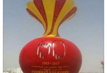 花瓶雕塑制作承接，陸地擺件，玻璃鋼花瓶雕塑制造商