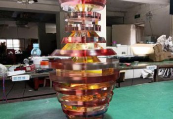 花瓶雕塑供求，白鋼構件，異形花瓶雕塑觀賞型