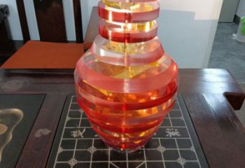 鏤空花瓶雕塑制造商，美陳雕塑，異形花瓶雕塑供給