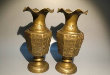 花瓶雕塑定價(jià)，鑄銅工藝，銅花瓶雕塑制作廠家