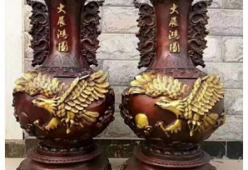 花瓶雕塑精選，歐式風格，藝術銅花瓶雕塑指用