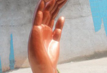 佛手雕塑廠家，玉手雕塑，戶外景觀美陳雕塑