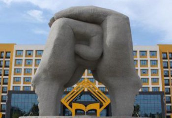 拳頭雕塑訂做特供，室外軟裝，不銹鋼拳頭雕塑供應(yīng)