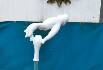 手雕塑選定，水景雕塑，手捏瓶子雕塑常用廠家