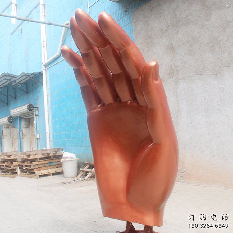 手指雕塑精選，市標雕塑，不銹鋼手指雕塑廠家