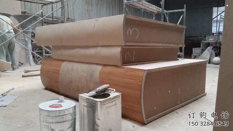 疊書雕塑提供，露天雕塑，鑄銅疊書雕塑生產承接