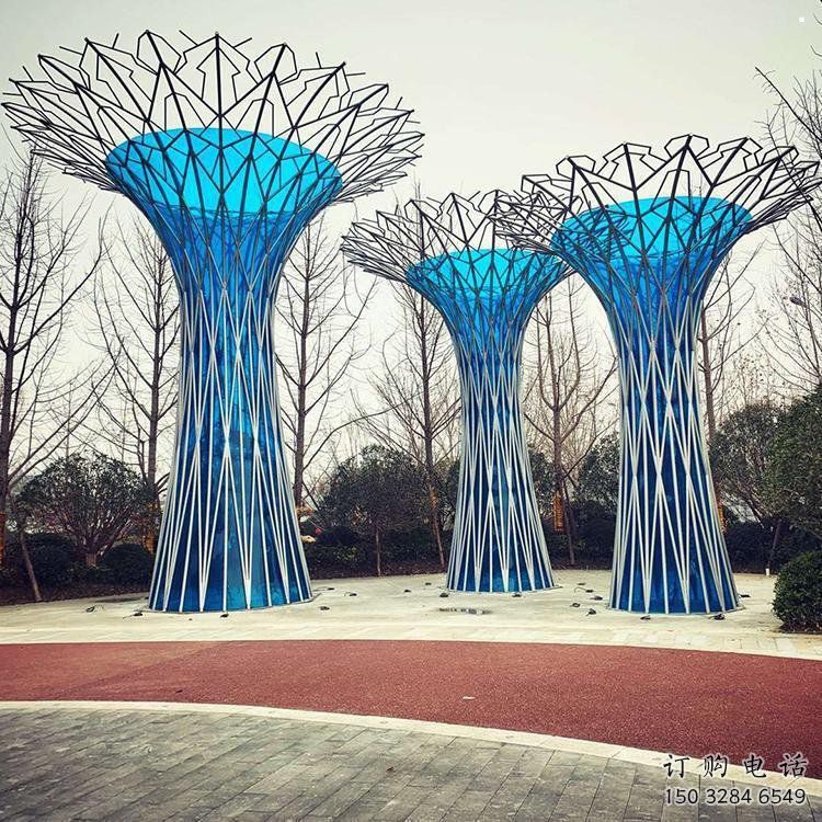 鏤空樹雕塑工廠選用，街道標識，烤漆鏤空樹雕塑制作