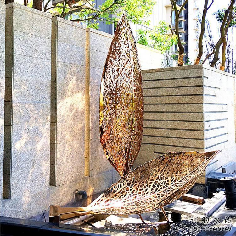 燈光樹雕塑常用，酒店擺件，燈光樹葉雕塑廠家