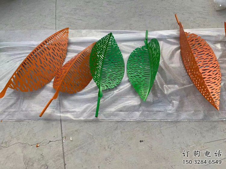 樹葉雕塑