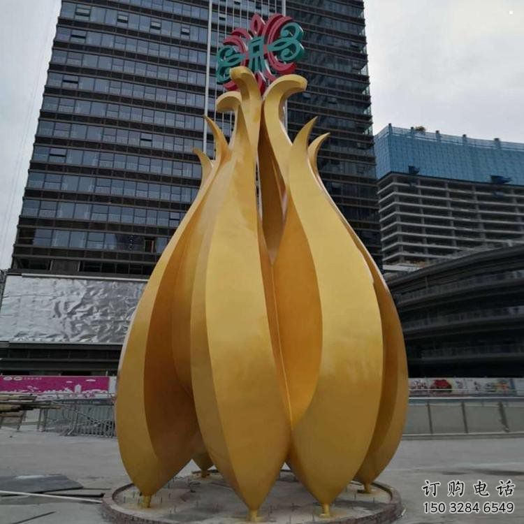 竹筍雕塑生產(chǎn)商，室外雕塑，不銹鋼竹筍雕塑廠家精品