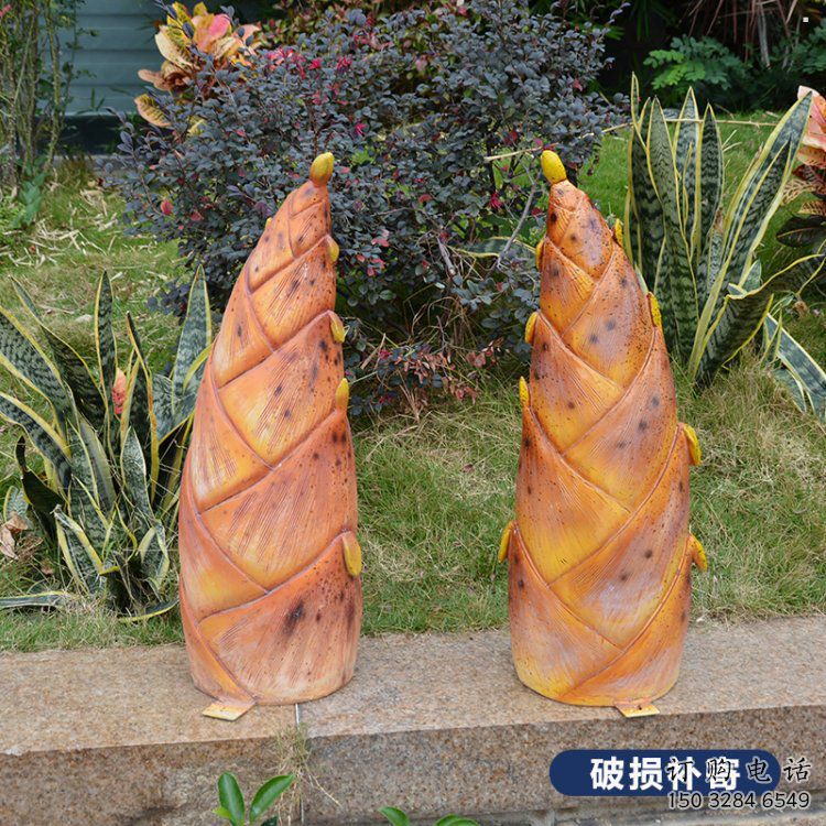 竹筍雕塑指用，多彩藝術，不銹鋼竹筍雕塑廠家供給