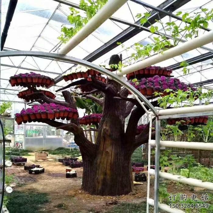 仿真樹雕塑預定，彩鋼制作，玻璃鋼仿真樹雕塑制作廠家