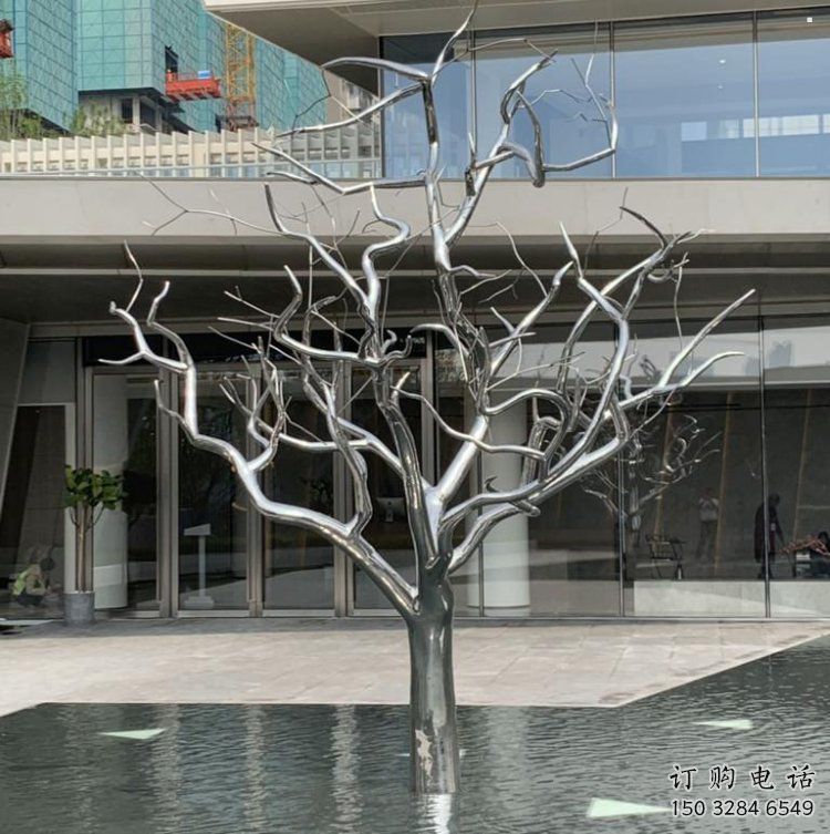 樹干雕塑供給，歐式風(fēng)格，不銹鋼樹干雕塑廠家