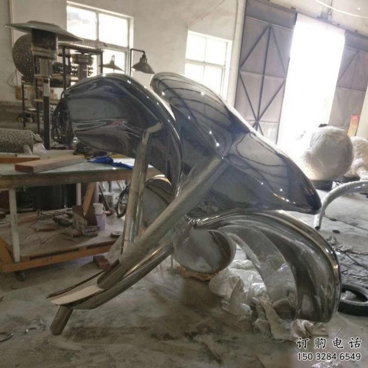 四葉草雕塑精選，公園小品，不銹鋼四葉草雕塑廠家