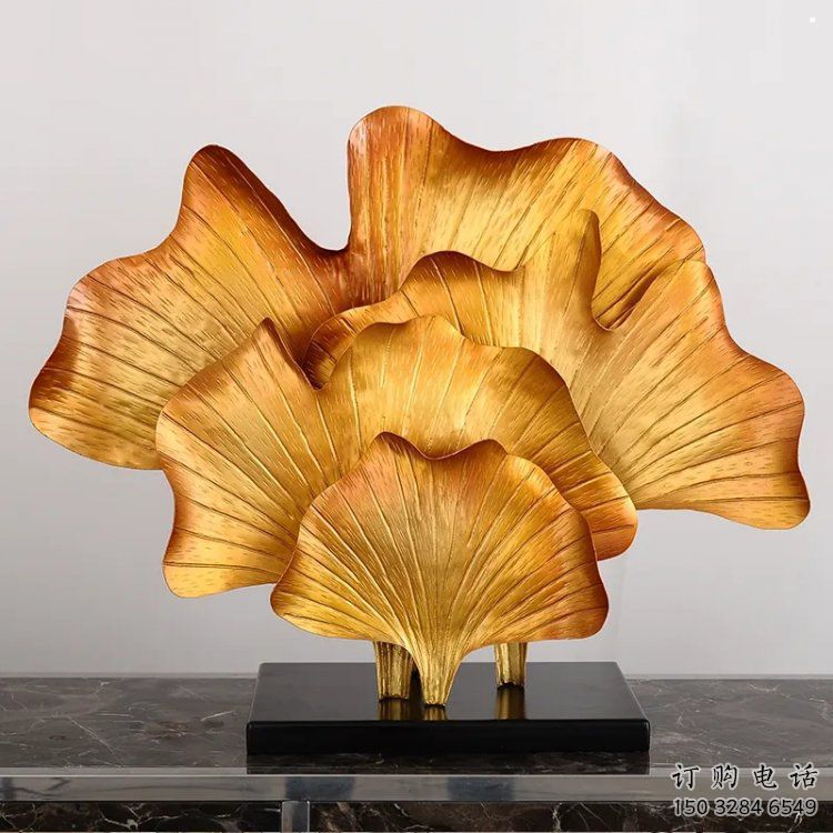銀杏葉雕塑標準，烤漆工藝，不銹鋼銀杏葉雕塑精品