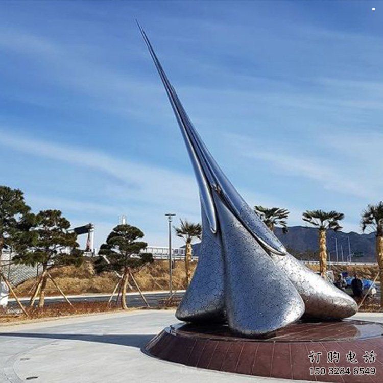 房地產(chǎn)景觀雕塑，仿古水滴雕塑，噴砂制造