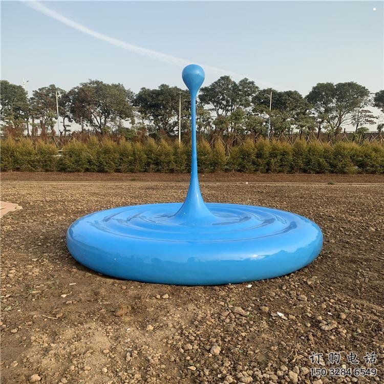 水滴雕塑制造，街景小品，景觀烤漆水滴雕塑優(yōu)價