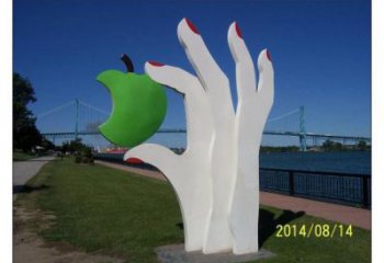 手掌雕塑特供，美陳雕塑，制造不銹鋼手掌雕塑優選