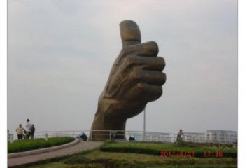 制造手掌雕塑廠家，鋼管組合，不銹鋼手掌雕塑常用