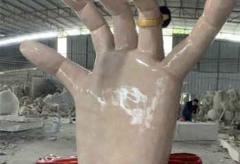 手指雕塑觀賞型，景區雕塑，不銹鋼手指雕塑廠家指用