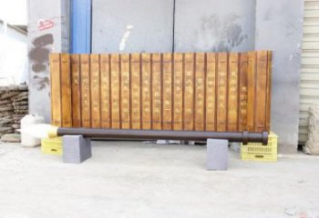 書簡雕塑制作廠家，景觀擺件，不銹鋼書簡雕塑訂做