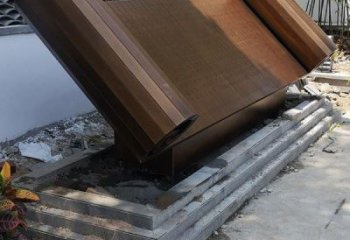 銅書簡雕塑生產商，城市雕塑，銅書簡雕塑制造廠家