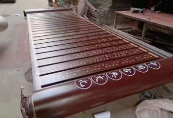 景區書卷雕塑，鍍金歐式雕塑，鐵藝材質