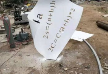 書卷雕塑預定，美陳雕塑，不銹鋼書卷雕塑廠家選用