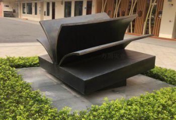 銅書本雕塑工程生產商，地標擺件，銅書本雕塑生產廠家
