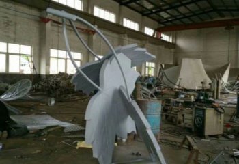 楓葉雕塑生產，景區案例，景觀不銹鋼楓葉雕塑優選