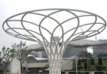 遮陽(yáng)樹(shù)雕塑供需，標(biāo)識(shí)雕塑，鏤空遮陽(yáng)樹(shù)雕塑制造商